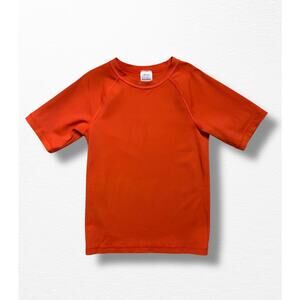 Hanna Andersson Orange Rashguard Top, Size 8